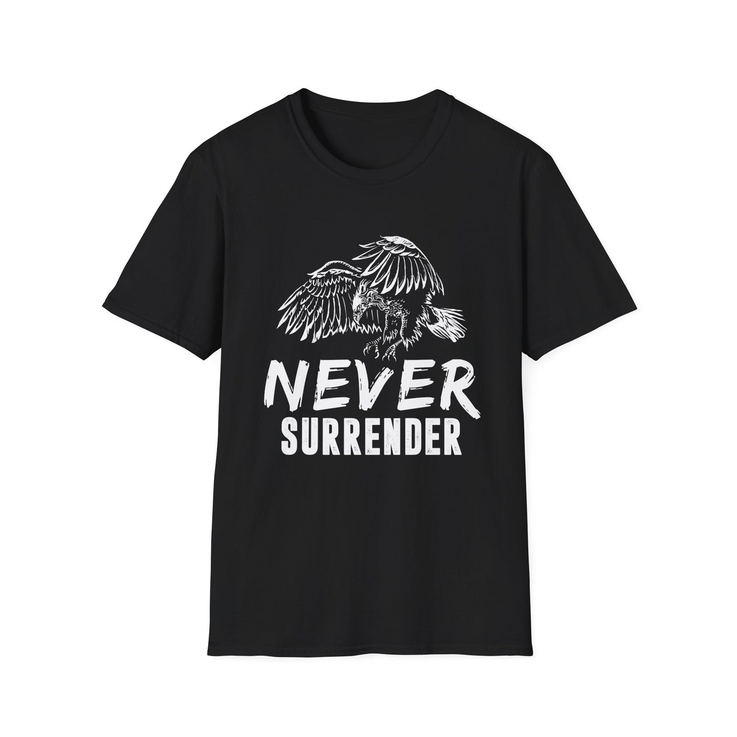 Never Surrender Motivational Tee